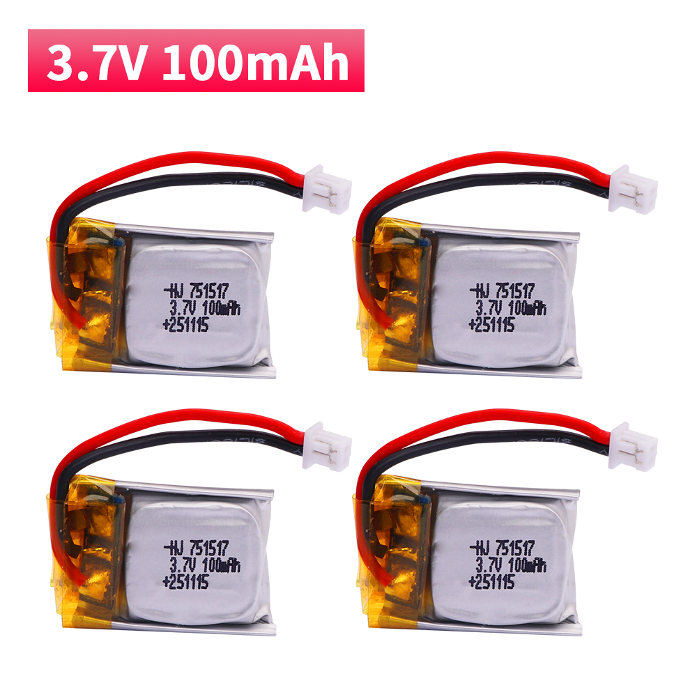Drone Fq777 Rc Quadcopter - 100mah 3.7V リポバッテリー FQ777-124 Hubsan Q4