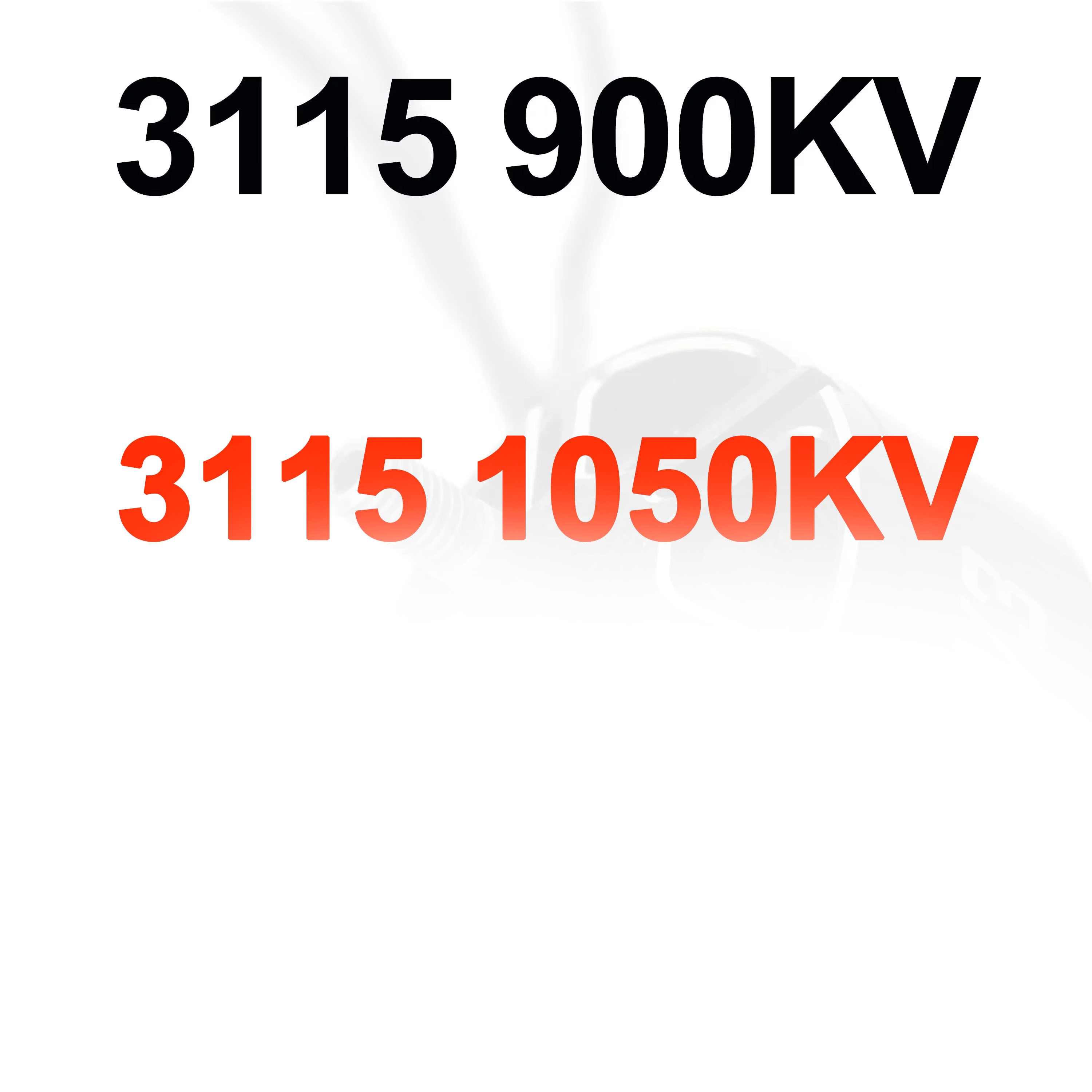Quadcopter Frame - 1/2/4 個 3115 900KV 1050KV 3-6S