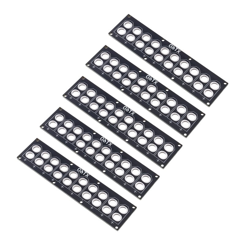 Lipo Parallel Charging Board - ABNR XT60用パラレル充電プレート 5個入り 10ポートPCB溶接分配ボード FPVドローン・航空機用リポバッテリー用