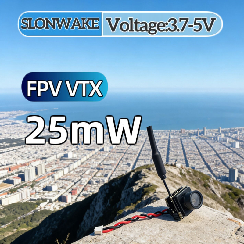 Drone Rc Fpv - SLONWAKE FPV 25mW パワーシミュレーション VTX 統合型送信機と