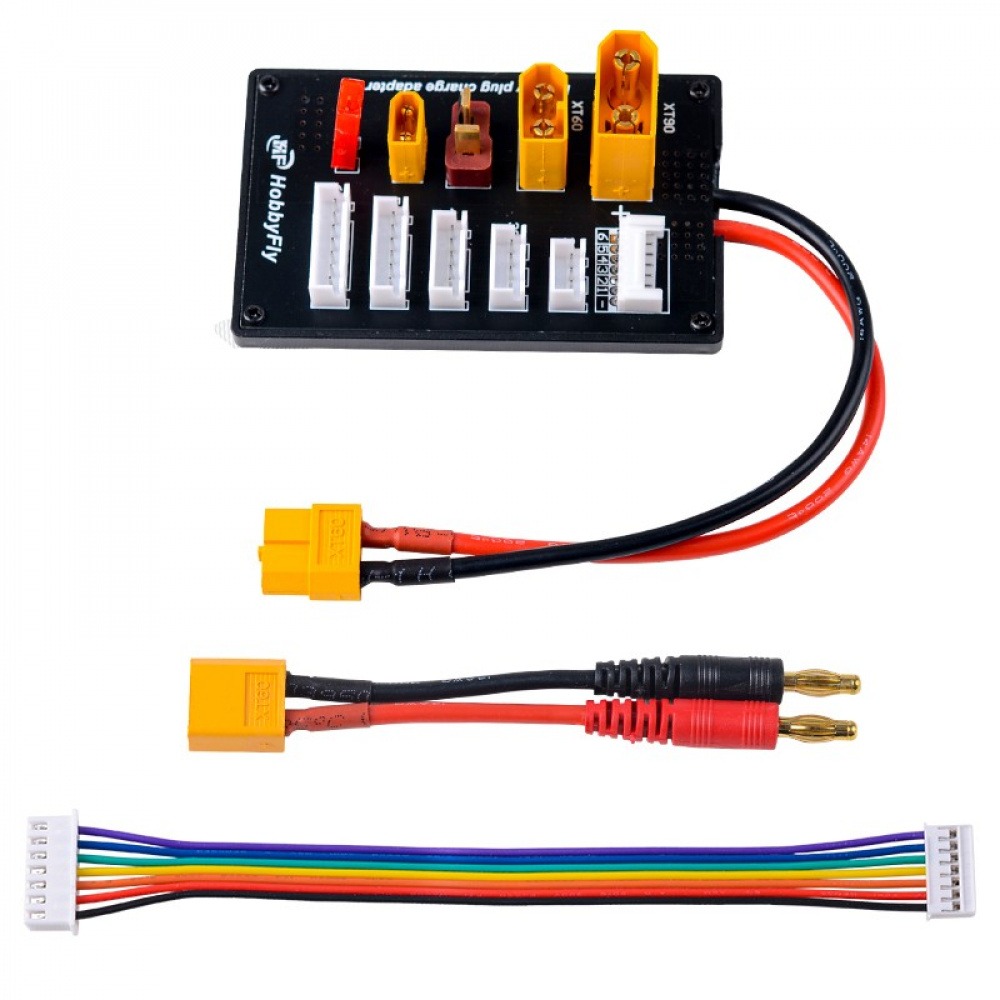 Lipo Parallel Charging Board - XT30 XT60 XT90 JST T コネクタ