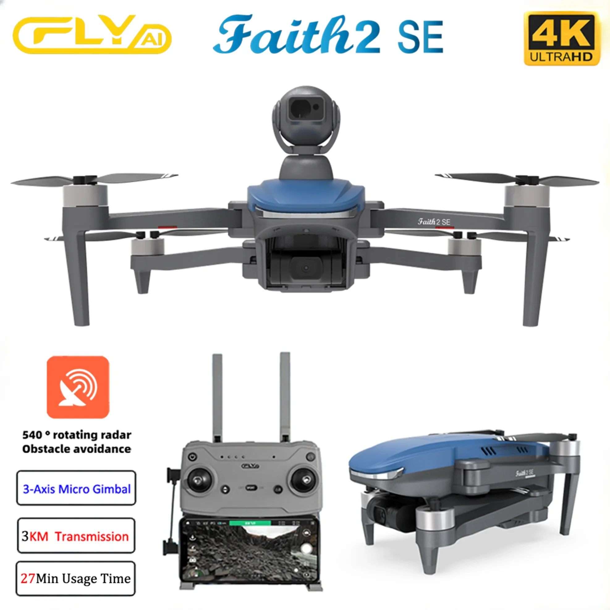 Drone Rc Fpv Manual - 信仰2 SE 540搭載 ° 障害物回避機能付き3軸ジンバル搭載プロ仕様4KカメラGPS 3KM