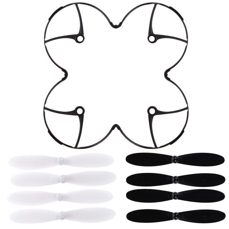 Drone Rc Parts - Hubsan X4/X6 プロペラガードリング + 8 個の小道具