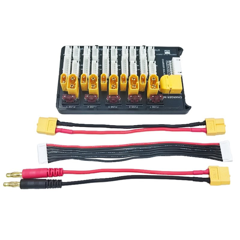Lipo Parallel Charging Board - XT60 XT30 RC リポバッテリー充電ボード - 並列サポート