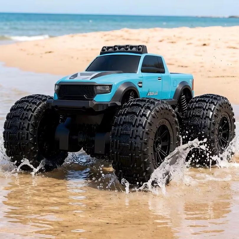 Drone Or Rc Car - 2.4G 陸水両用 RCカー 防水 4WD フルプロポーショナルリモコン
