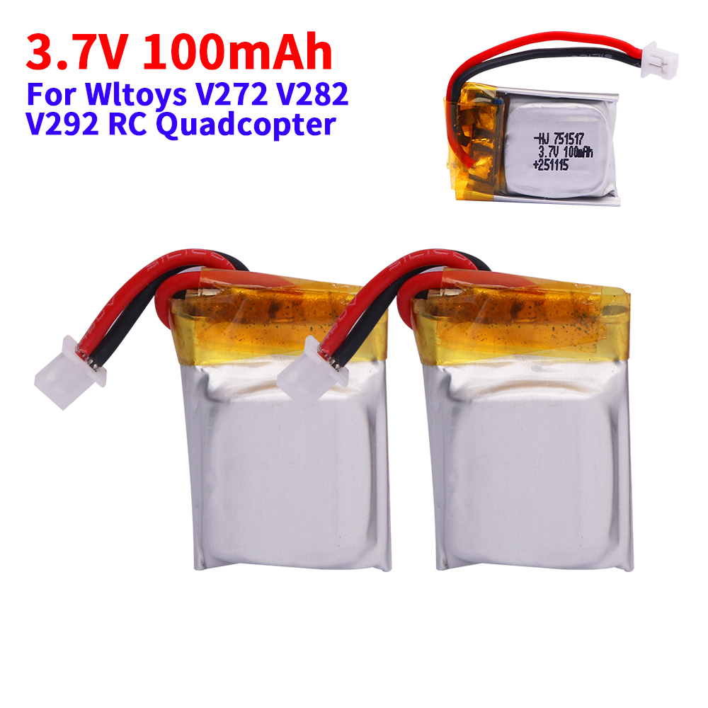 Drone Fq777 Rc Quadcopter - 3.7V 100mahリポバッテリーFQ777-124 Hubsan Q4 H111、Wltoys V272
