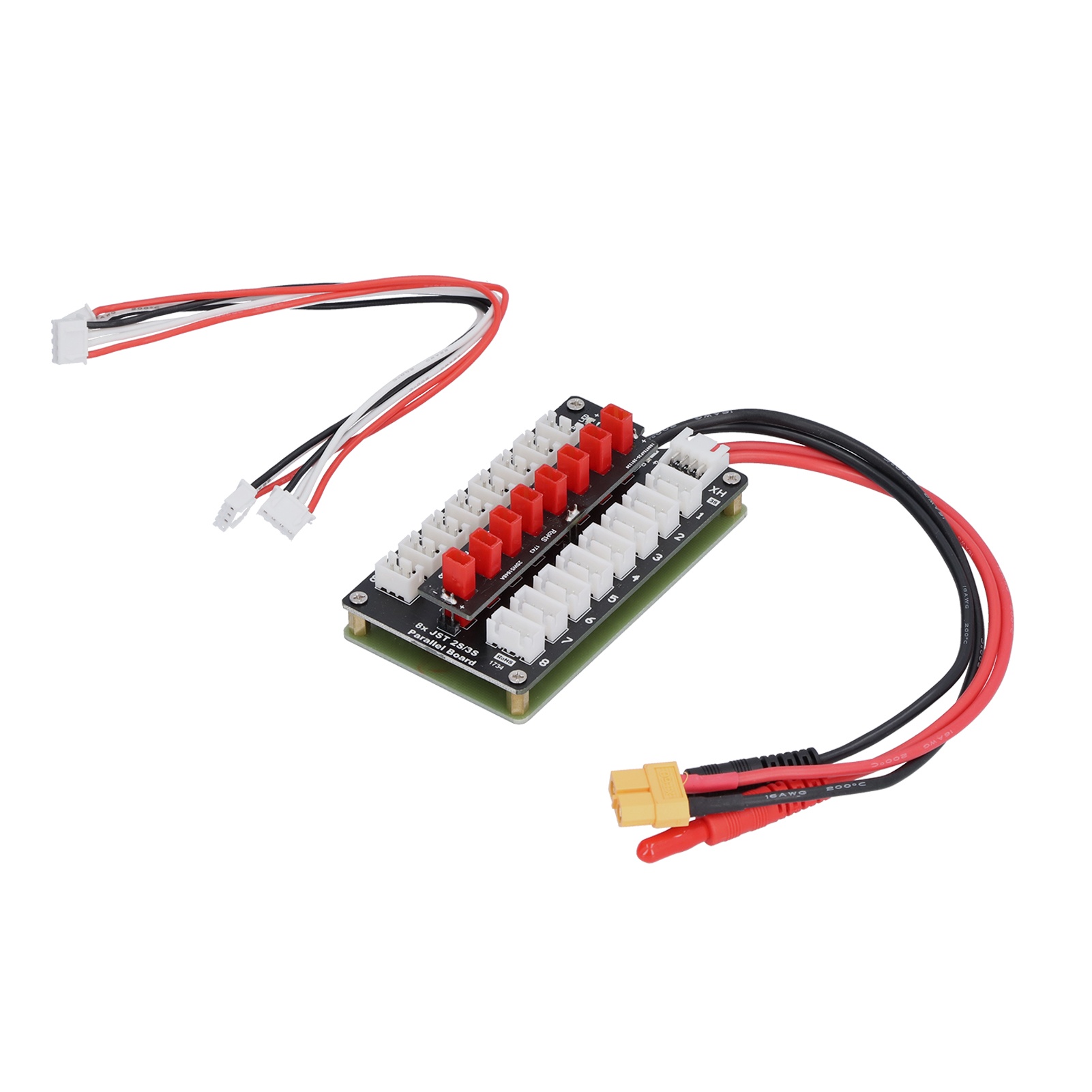 Lipo Parallel Charging Board - LiPo 充電ボード JST プラグ XH 2S/3S