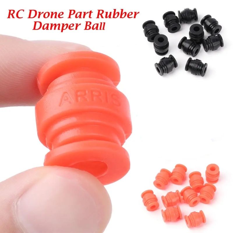 Drone Rc Fpv - 防振ラバーダンパー,f4 f7フライトコントローラーfpvクワッドコプターrcパーツ用シリコンマウント衝撃ボール,ロットあたり4個