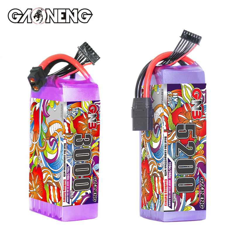 Drone Lipo Battery - GNB リポバッテリー 6S 22.8V 3000mAh 5200mAh