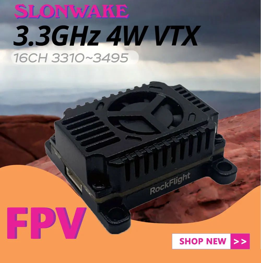 SLONWAKE FPV 3.3G 16CH 4000mW  - Drone And Car のレビューと価格