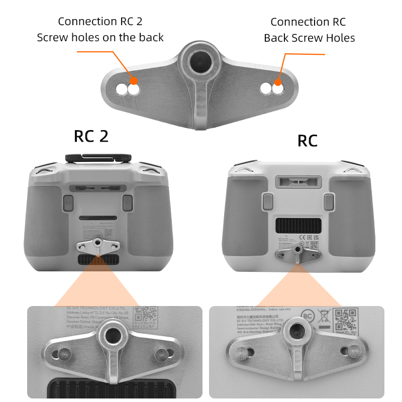Dji mini用携帯電話ホルダークリップ,リモートコントロ - Drone Dji Rc Mini 3 Pro のレビューと価格