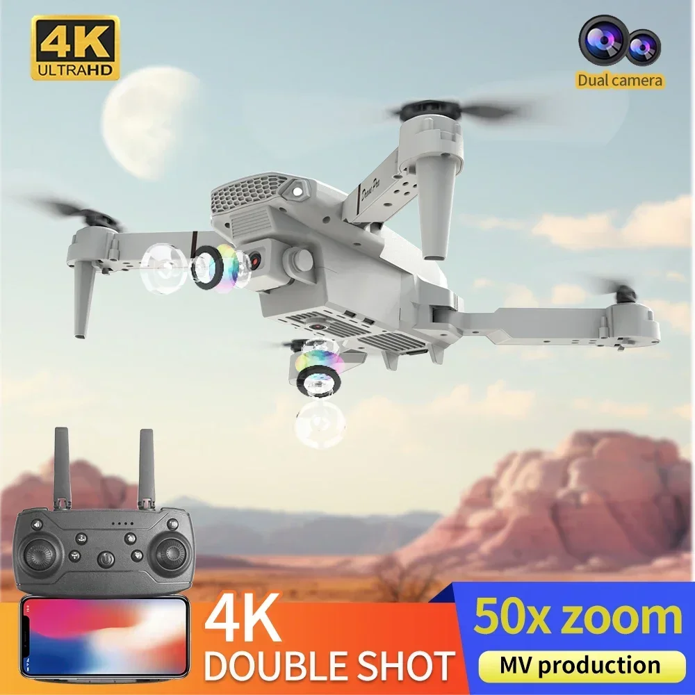 4K HDカメラ搭載 E88ミニドローン WiFi FPV  - Drone Pro Rc Ufo のレビューと価格