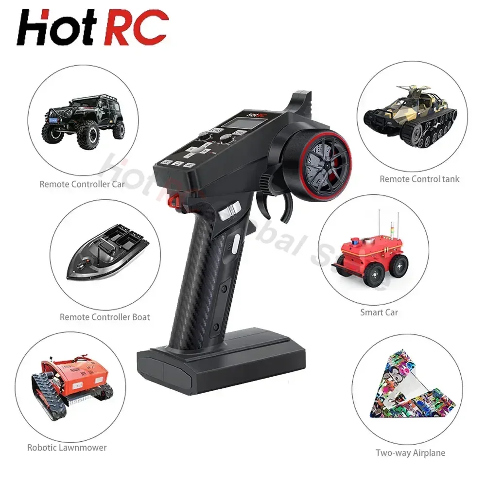 HotRC CT-6A 2.4G 6CH 6チャンネル片手操 - Drone And Car のレビューと価格
