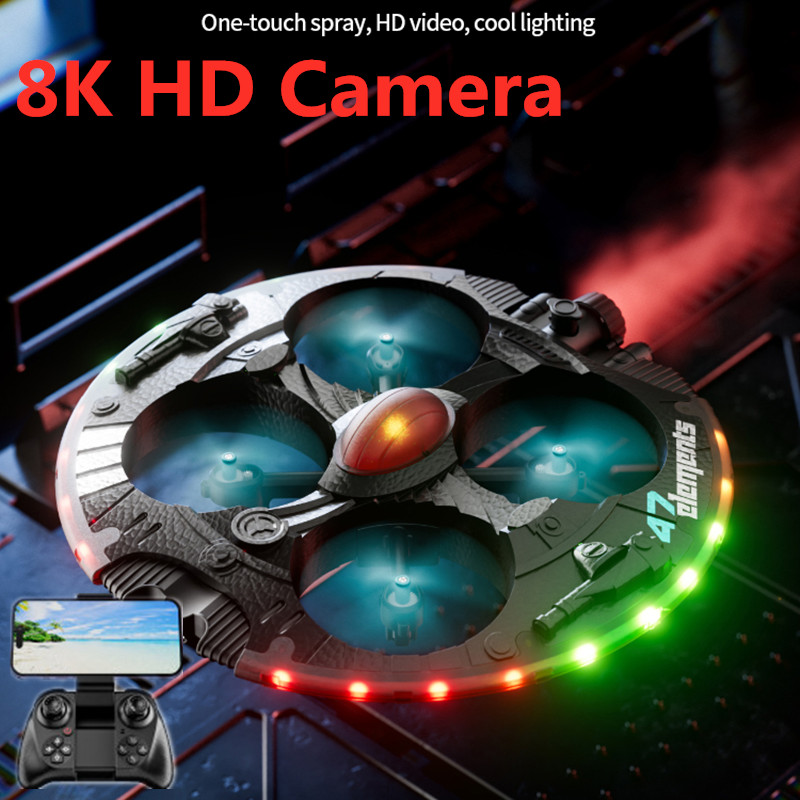 ミニ8K WIFI FPV RCドローン ライトスプレー ヘ - Drone Rc Fpv Manual のレビューと価格