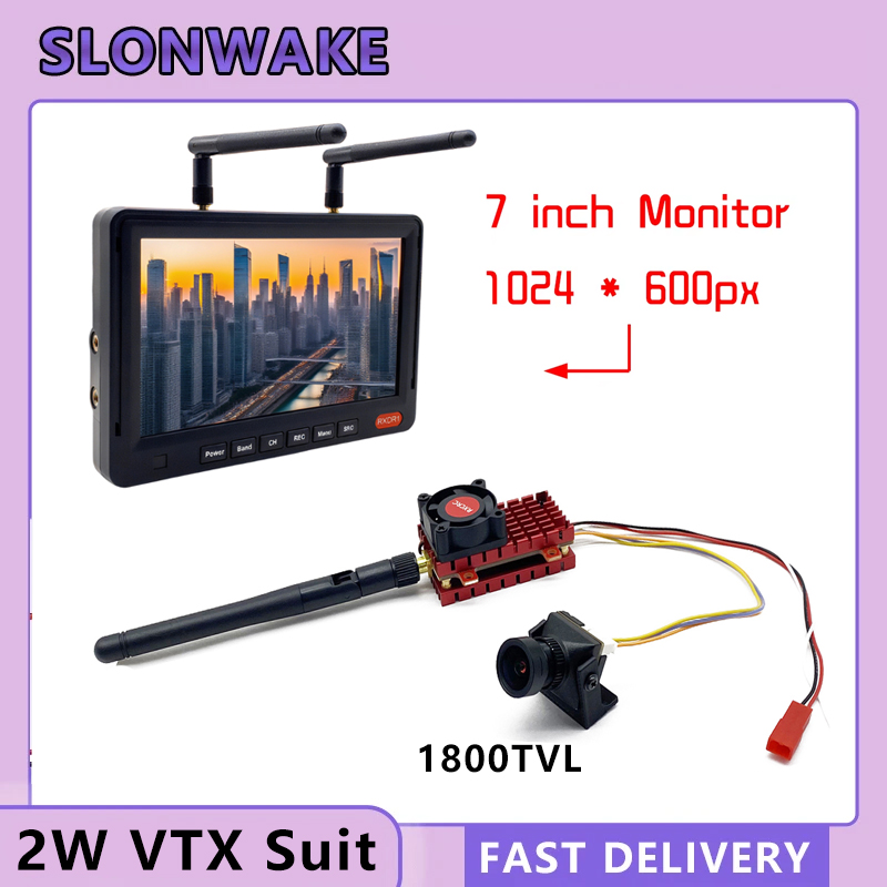 SLONWAKE 5.8G 2W VTX FPV 1800T - Drone Rc With Camera のレビューと価格
