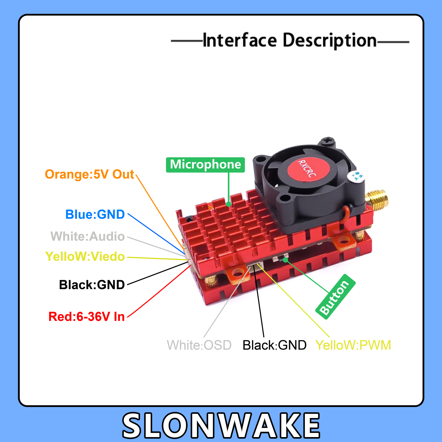 SLONWAKE 5.8G 2W VTX FPV 1800T - Drone Rc With Camera のレビューと価格
