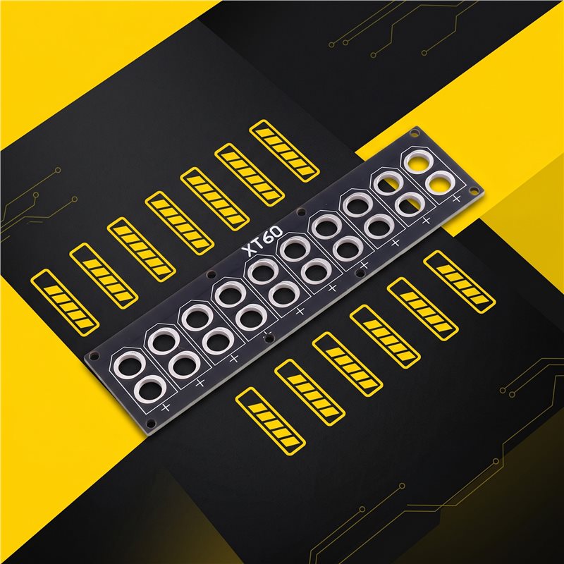 ABNR XT60用パラレル充電プレート 5個入り 10ポー - Lipo Parallel Charging Board のレビューと価格