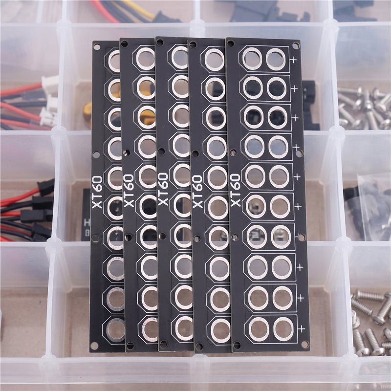 ABNR XT60用パラレル充電プレート 5個入り 10ポー - Lipo Parallel Charging Board のレビューと価格