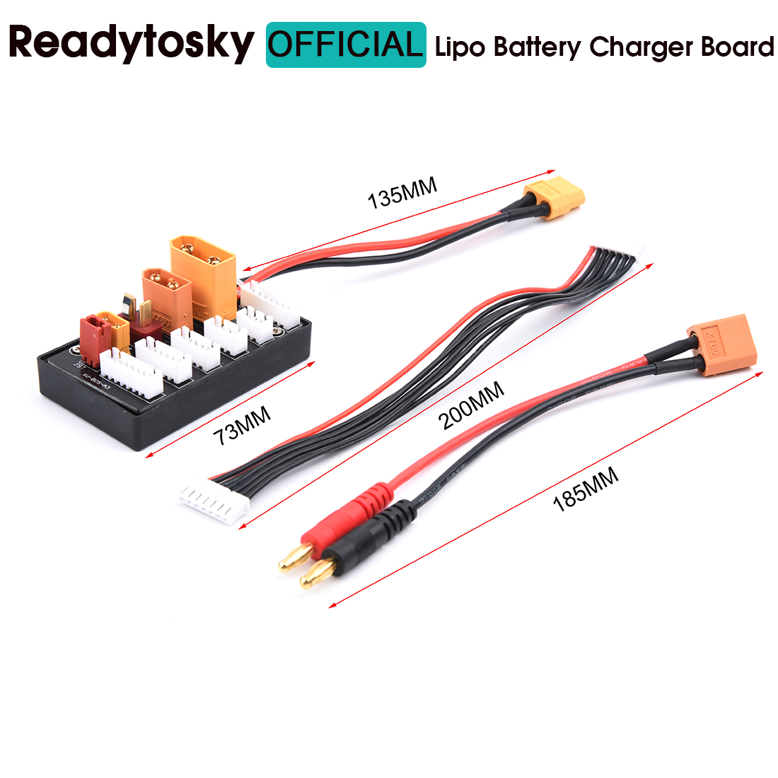 2-6S XT30 XT60 XT90 JST T コネクタ - Lipo Parallel Charging Board のレビューと価格
