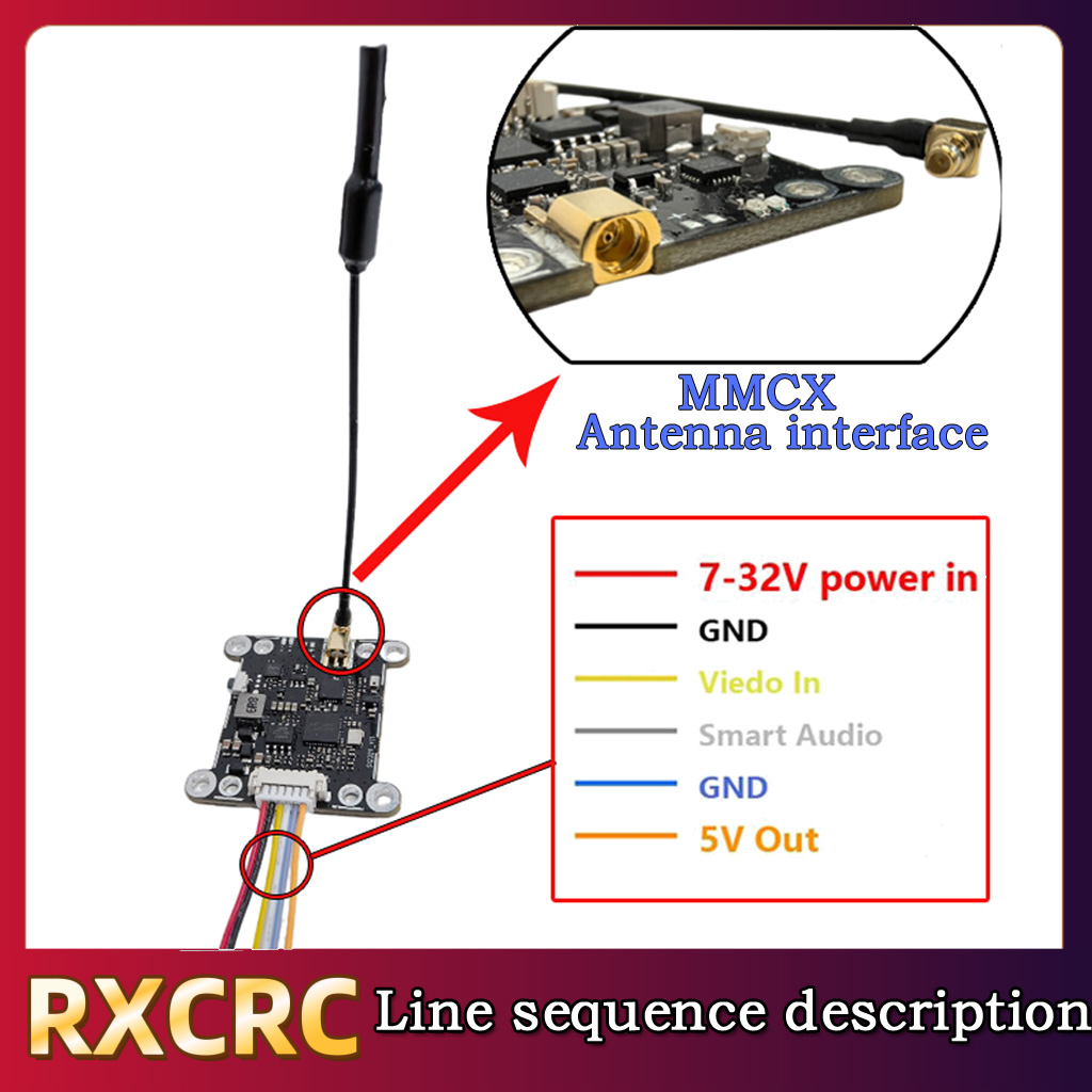 RXCRC 5.8G モジュール 48CH 1.6W VTX - Drone Rc With Camera のレビューと価格
