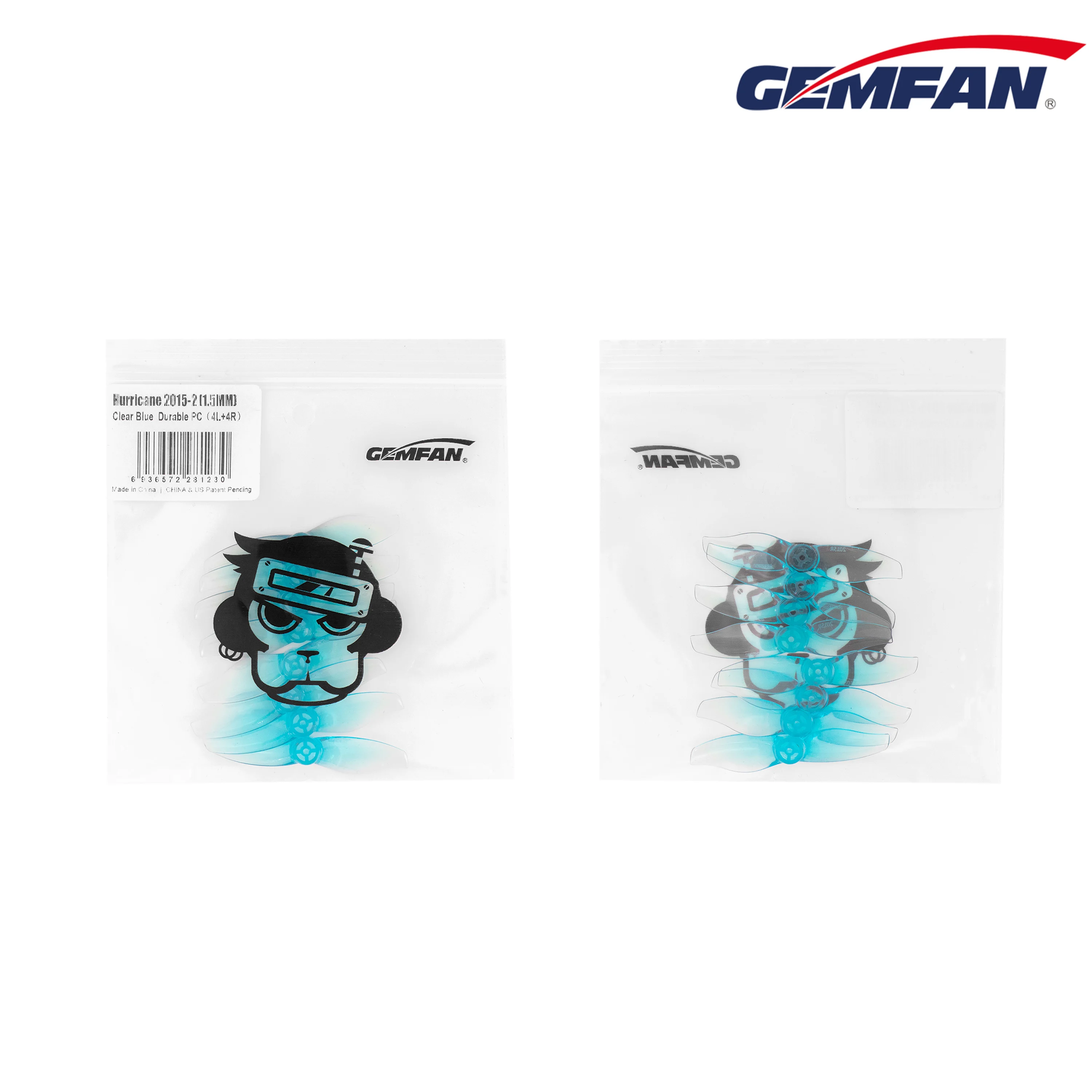 新しい 4 ペア GEMFAN 2015 ハリケーン 2X1 - Drone Rc Parts のレビューと価格