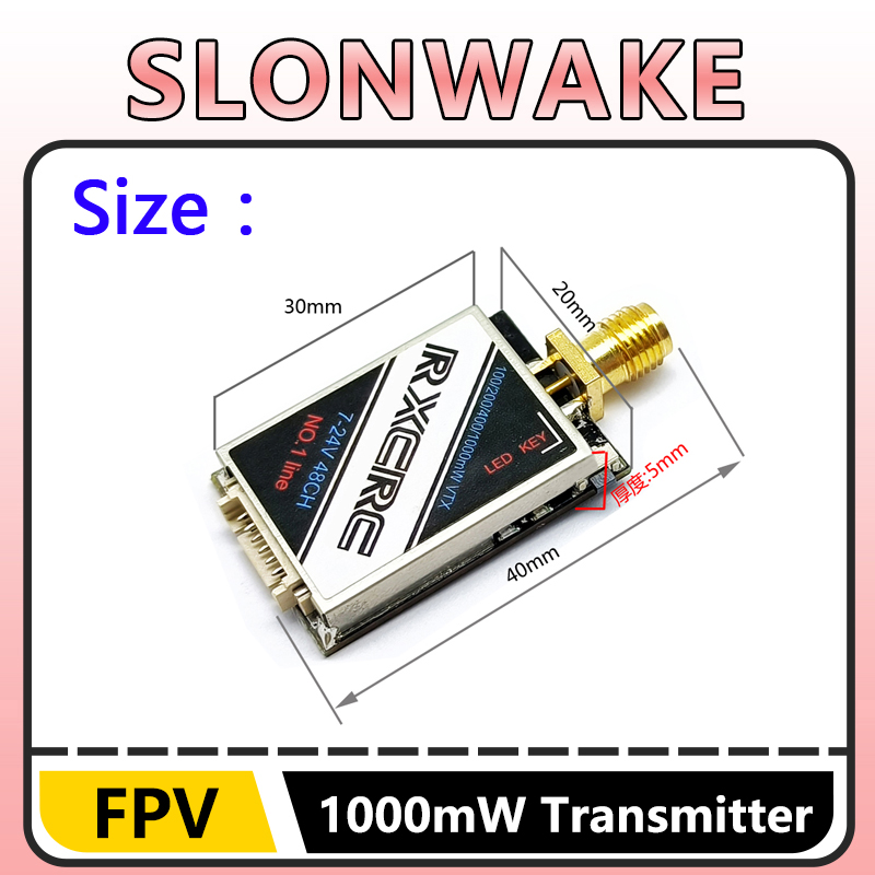 SLONWAKE 5.8G 48CH 1W VTX 100/ - Drone Rc With Camera のレビューと価格
