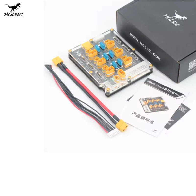 HGLRC Thor Pro 6ポートバッテリー充電ボード  - Lipo Parallel Charging Board のレビューと価格
