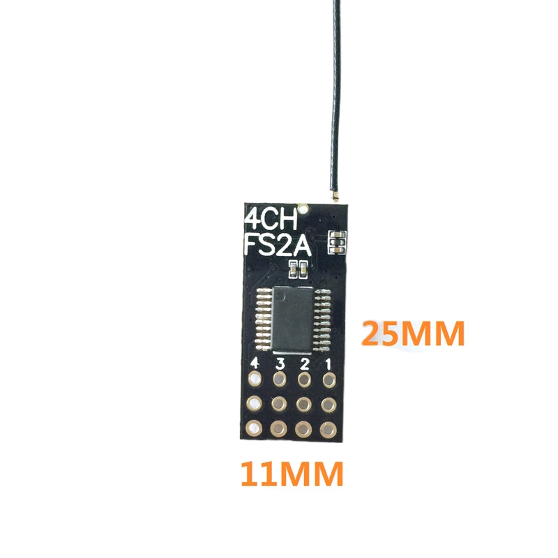 Flysky FS2A ミニレシーバー 4CH AFHDS  - Drone Lipo Battery のレビューと価格