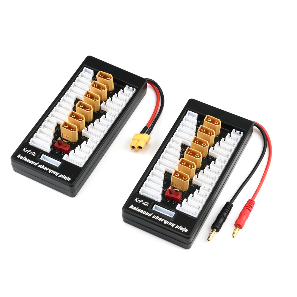 2S-6S XT60 パラレル充電ボード 6 in 1 4. - Lipo Parallel Charging Board のレビューと価格