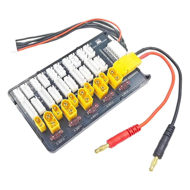 XT60 XT30 RC リポバッテリー充電ボード - 並列 - Lipo Parallel Charging Board のレビューと価格