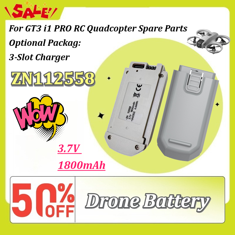 新しい 1-6 個 ZN112558 3.7V 1800mA - Drone Gt3 Rc のレビューと価格