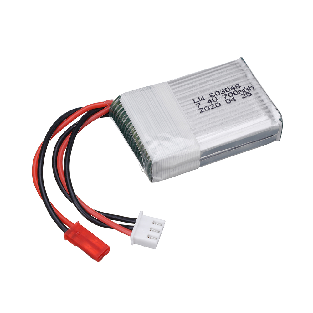 7.4V 700mAh 25c リポバッテリー MJXRC  - Drone Lipo Battery のレビューと価格