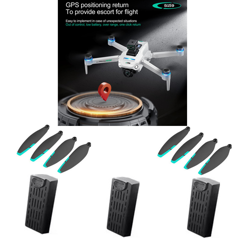 S159 GPS ドローンバッテリー 7.4V 2200ma - Drone Rc Gps S159 のレビューと価格