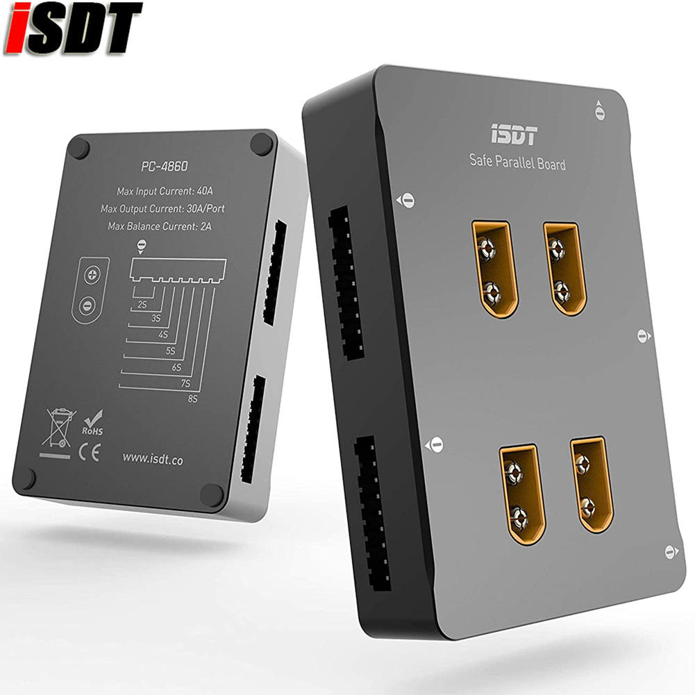 ISDT PC-4860 リポバッテリー充電器 1-8S X - Lipo Parallel Charging Board のレビューと価格