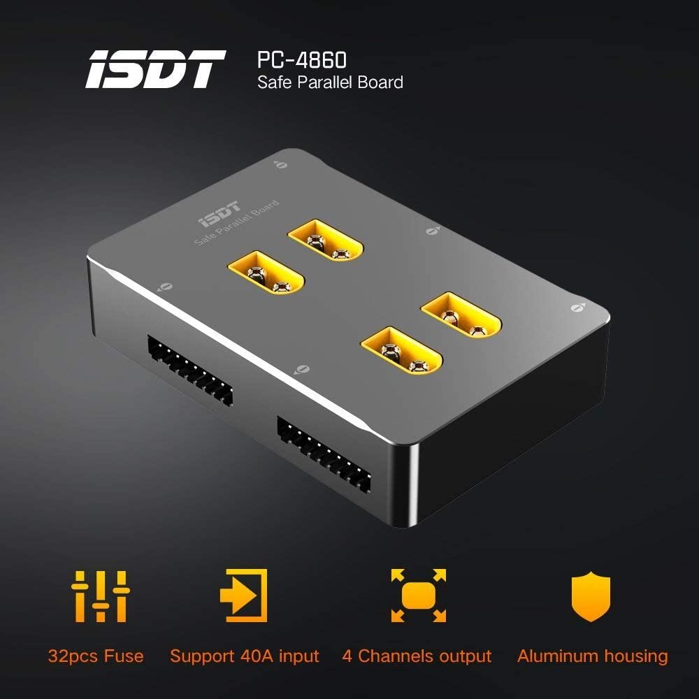 ISDT PC-4860 リポバッテリー充電器 1-8S X - Lipo Parallel Charging Board のレビューと価格