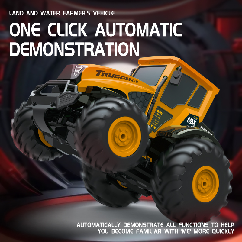 1:14スケール水陸両用RCカー フルプロポーショナル4WD - Drone Or Rc Car のレビューと価格