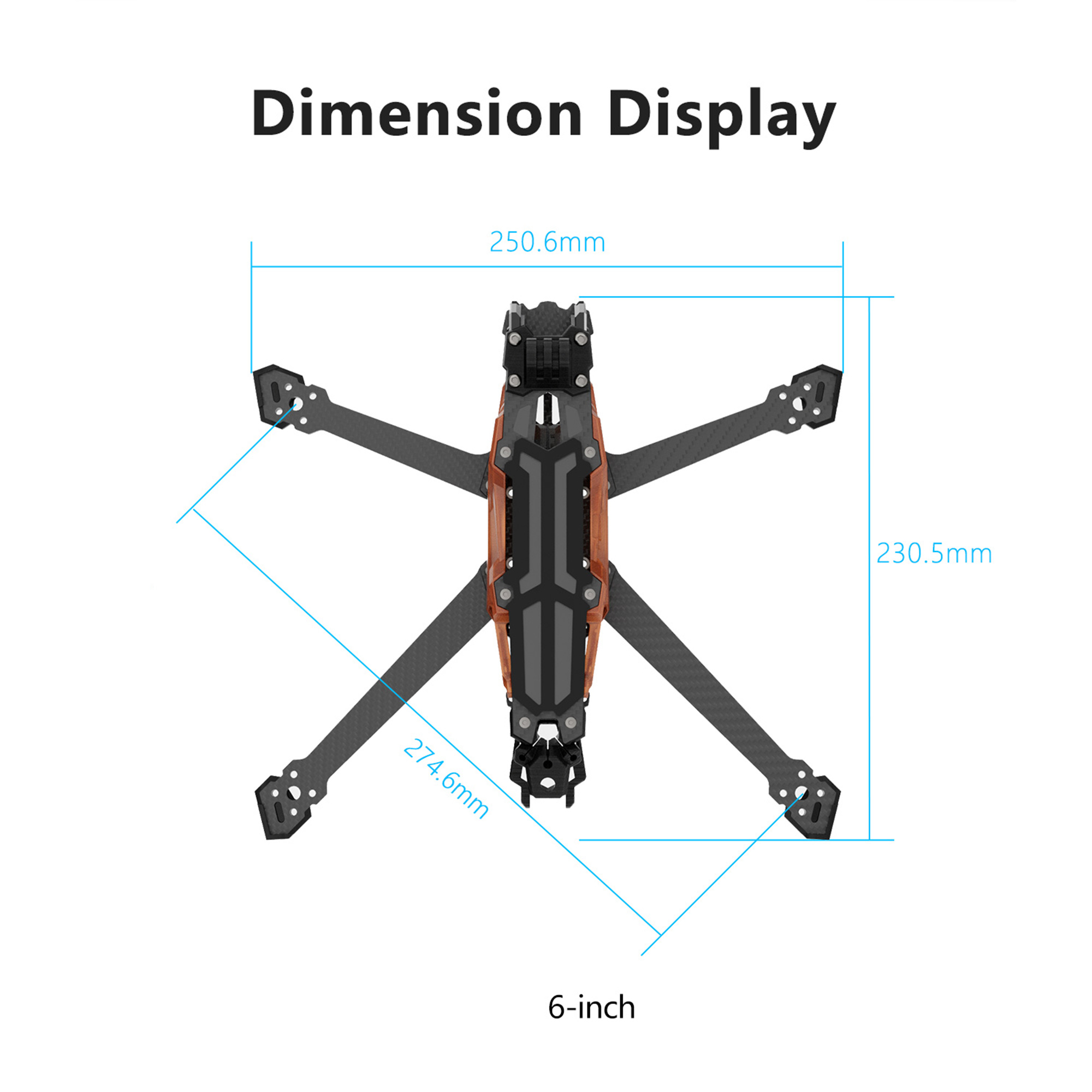 GEPRC GEP-Vapor-D5 D6 O4 Pro カ - Quadcopter Frame のレビューと価格