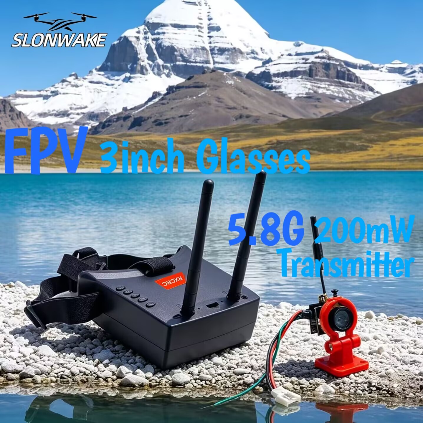 SLONWAKE 5.8G アナログ VTX 伝送カメラ オ - Drone Rc With Camera のレビューと価格
