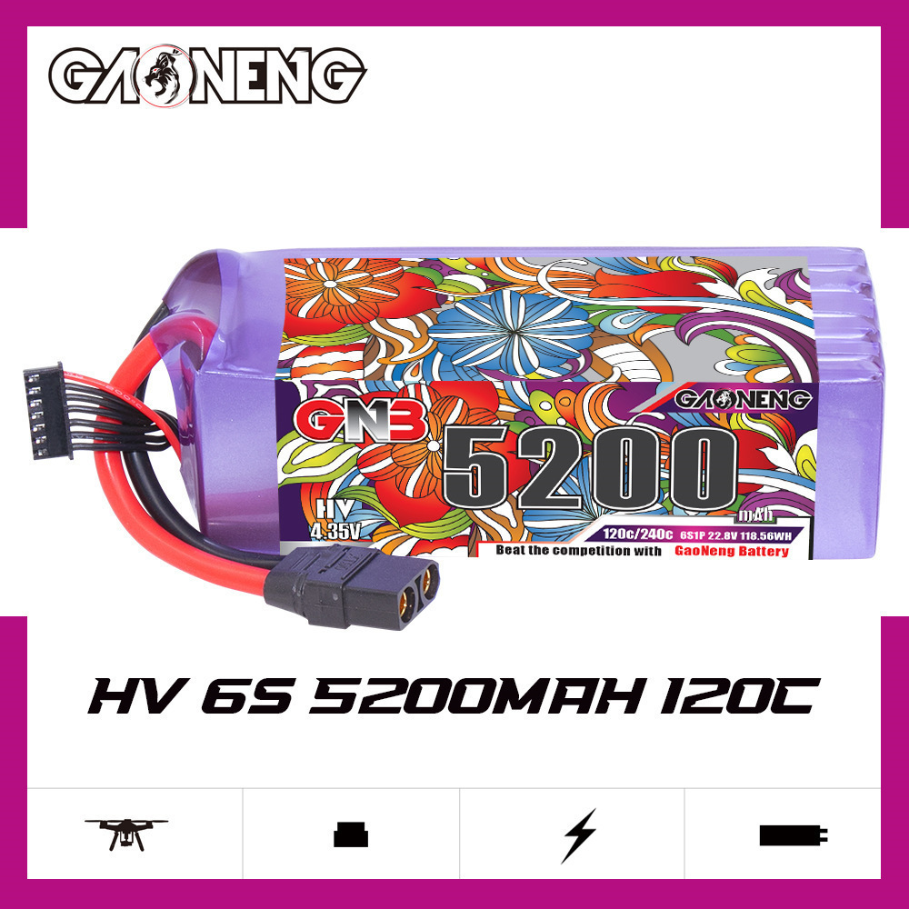GNB リポバッテリー 6S 22.8V 3000mAh 5 - Drone Lipo Battery のレビューと価格