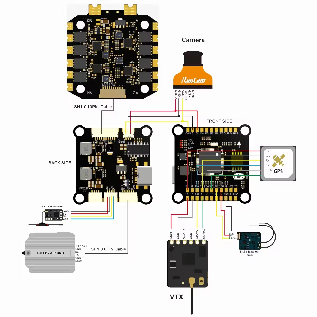 F405 F722 F7 F4 フライトコントローラー FC - Betaflight Fc F7 のレビューと価格