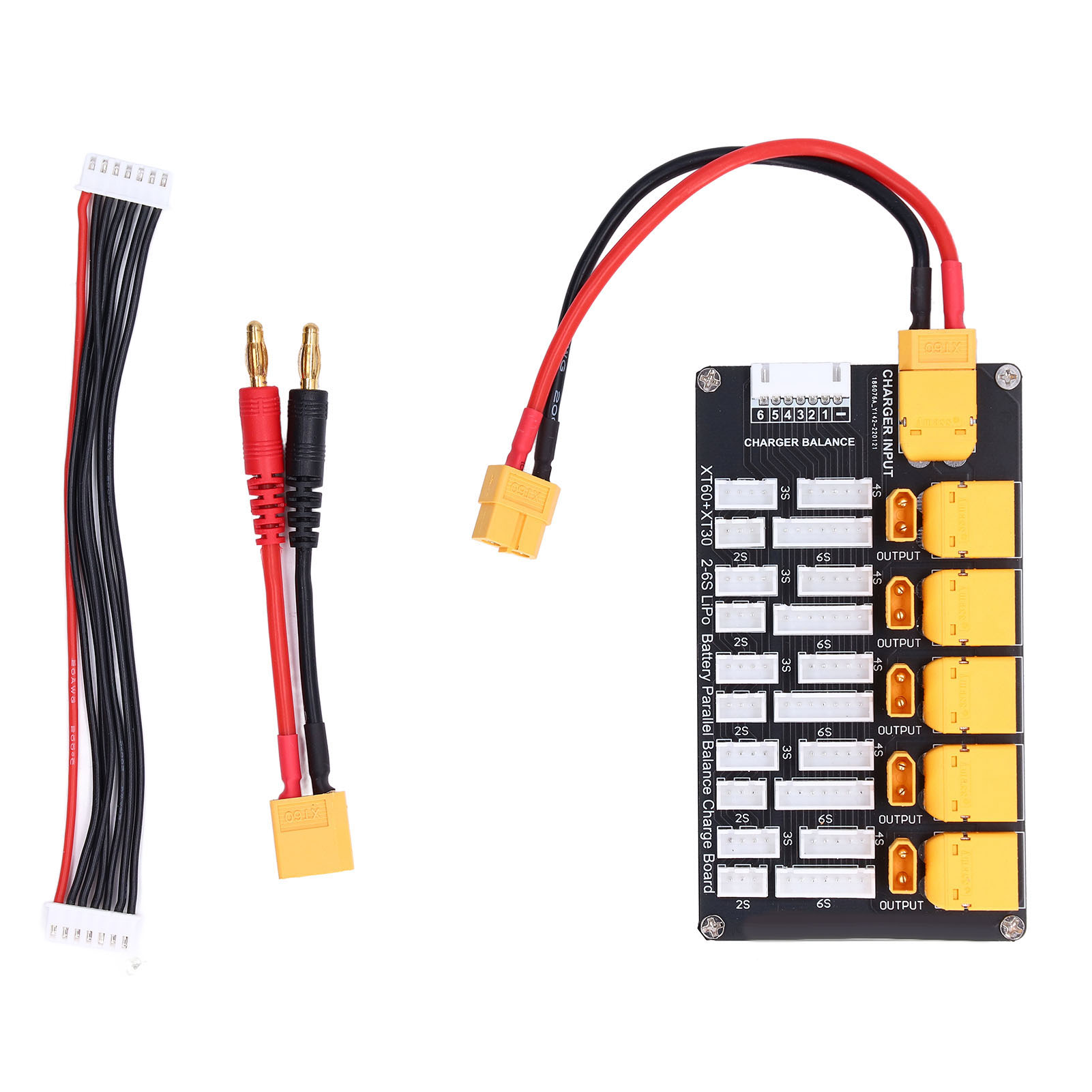 バッテリー充電ボード パラレル XT30 XT60 プラグ  - Lipo Parallel Charging Board のレビューと価格